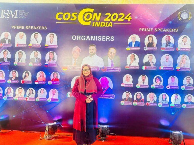 Dr. Nasreen Siddiqui coscon 2024 3